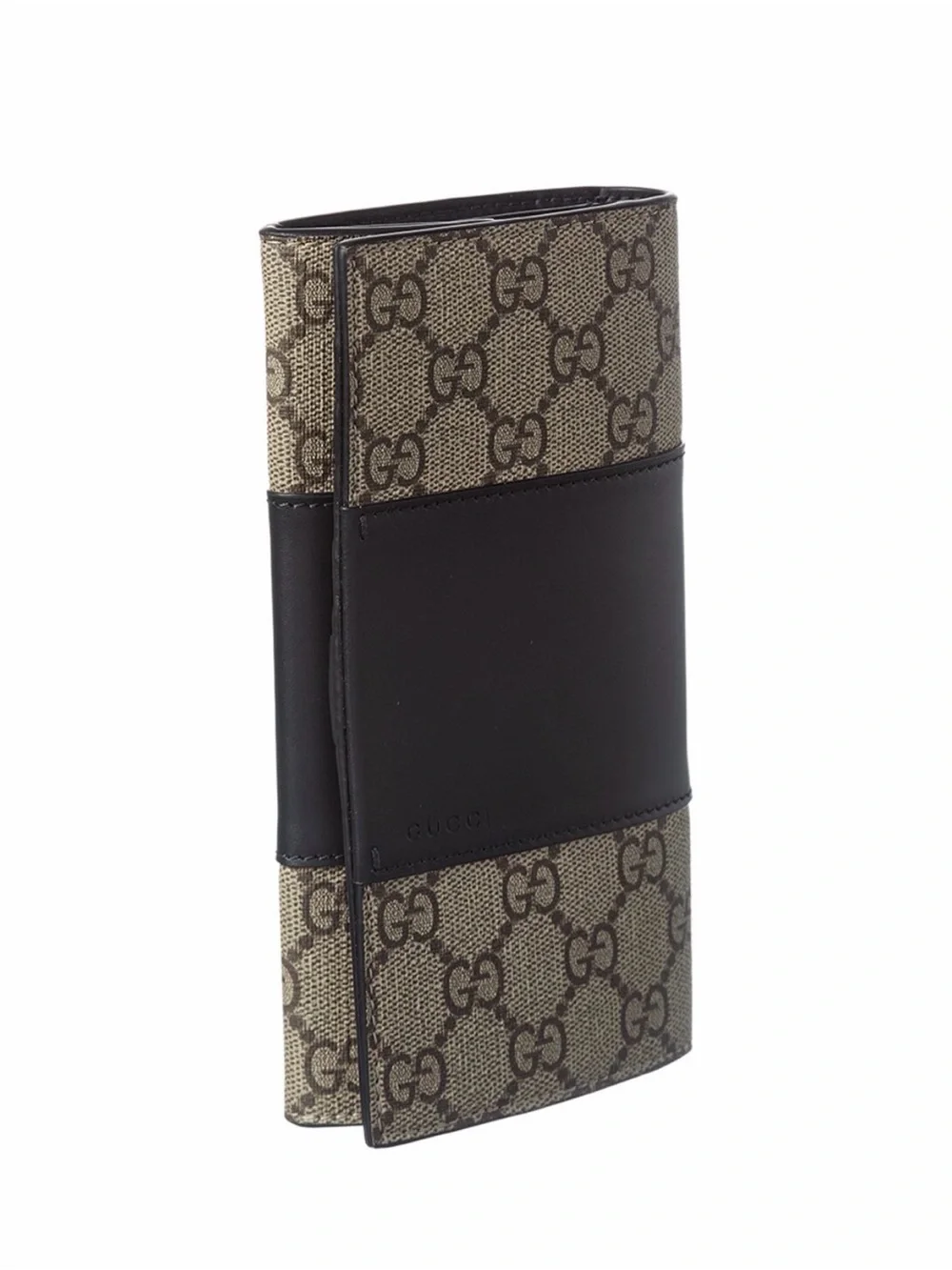 Gucci Woman’s Beige GG Canvas Wallet with Black Leather Accent - Picture 4 of 7